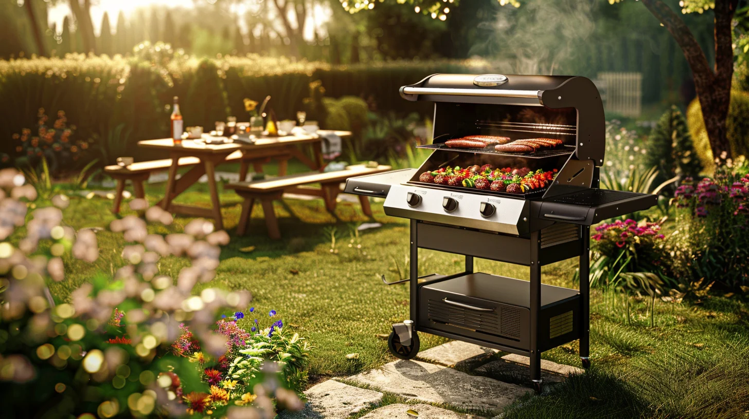 barbecue de jardin