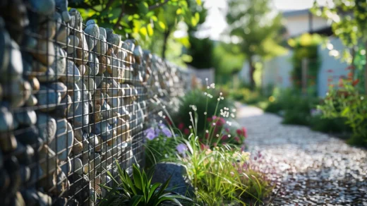 mur en gabion