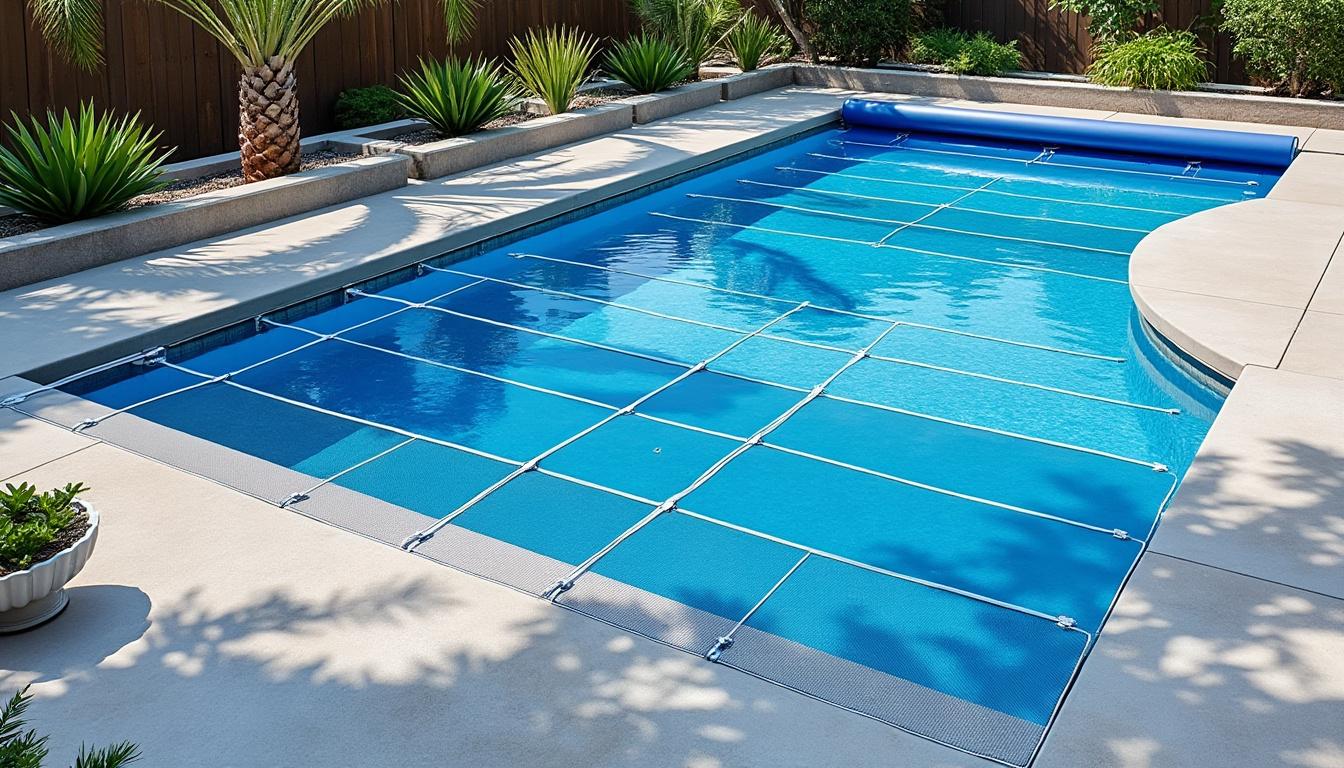 explorez notre guide complet sur les différents types de filets de piscine de protection disponibles, pour sécuriser votre piscine efficacement toute l'année.