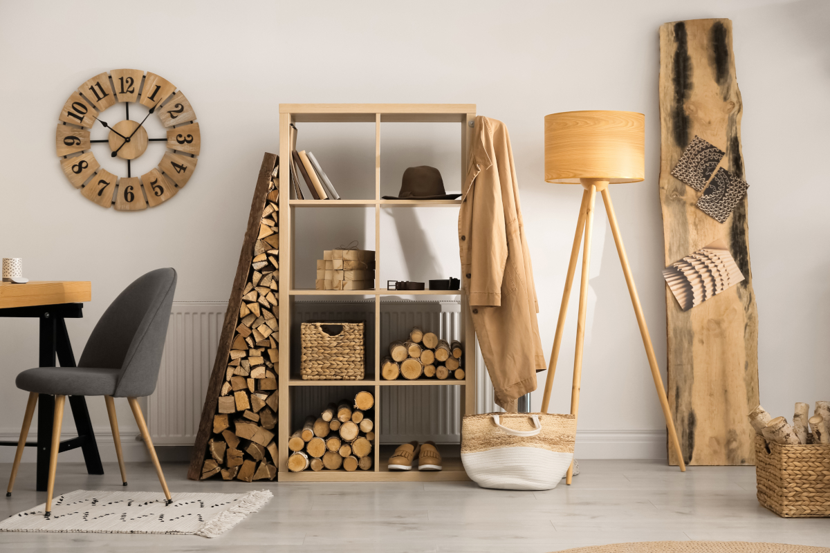 rangement des bûches