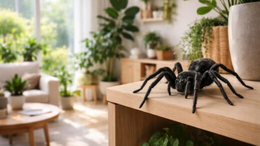 découvrez pourquoi la présence d'une grosse araignée noire dans votre maison peut en réalité être bénéfique pour votre intérieur, en aidant à contrôler les nuisibles naturellement et en apportant un équilibre écologique.