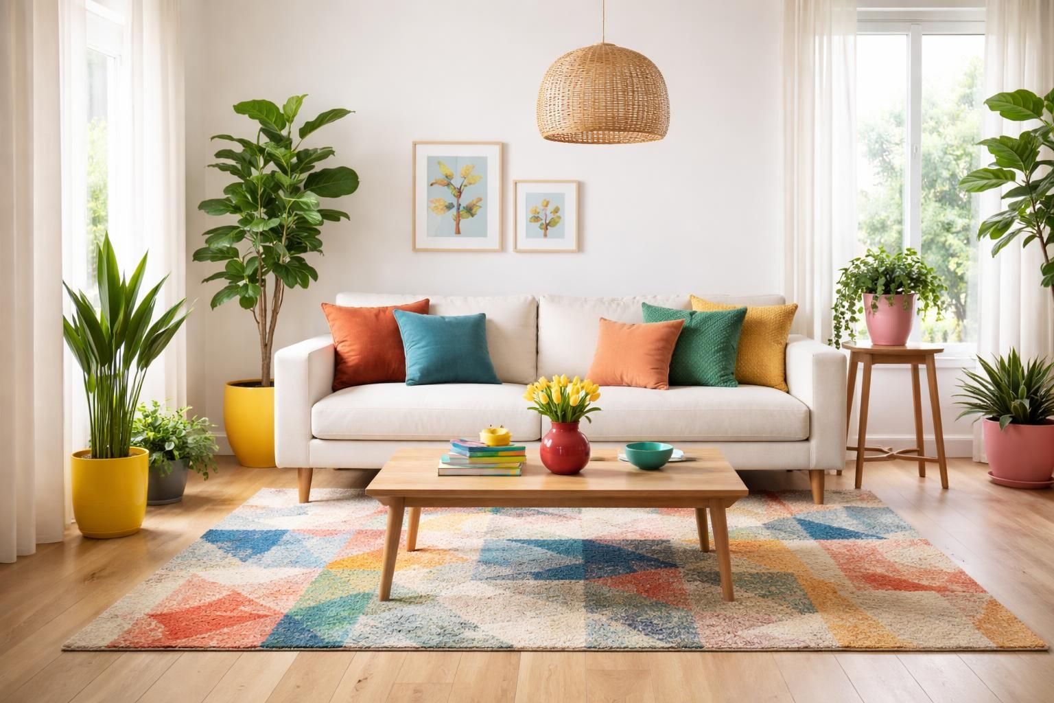 découvrez des astuces simples pour apporter une touche de couleur à votre salon sans avoir à tout repeindre, avec des idées déco faciles et originales.