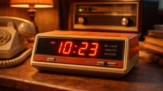 découvrez l'horloge numérique vintage, où le charme du design rétro rencontre la précision moderne pour une décoration unique et fonctionnelle.