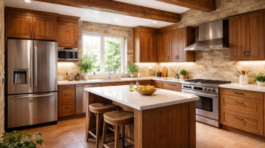 découvrez nos astuces pour moderniser le charme authentique d'un modèle de cuisine rustique et allier tradition et design contemporain avec style.