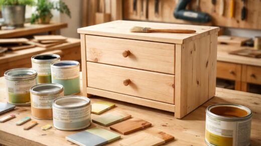 découvrez quelle peinture choisir pour peindre un meuble en bois sans l'endommager, avec des conseils experts pour protéger et sublimer votre mobilier.