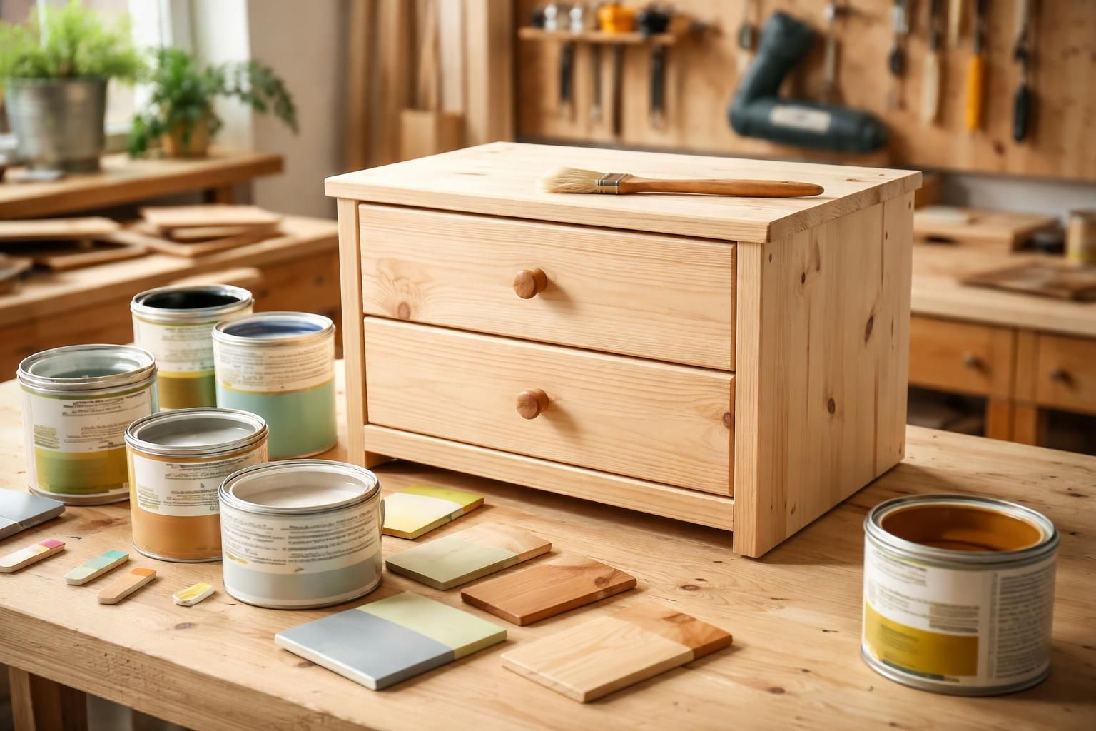 découvrez quelle peinture choisir pour peindre un meuble en bois sans l'endommager, avec des conseils experts pour protéger et sublimer votre mobilier.