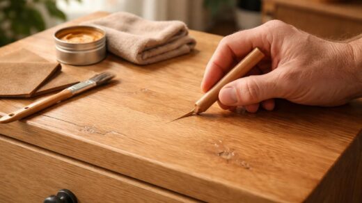 découvrez nos astuces simples et efficaces pour réparer un meuble en bois abîmé et masquer les impacts, redonnez-lui son éclat facilement.
