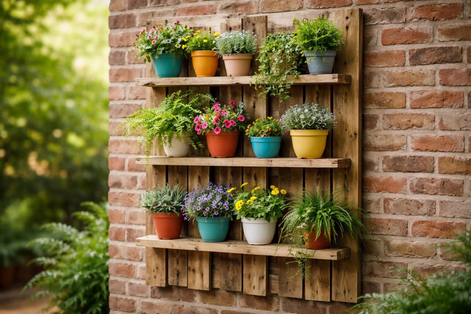 découvrez comment créer un support pour pot de fleur en palette et fabriquez votre propre jardin vertical diy pour un espace vert original et économique.