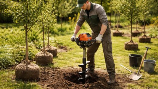 découvrez comment utiliser une tarière pour planter des arbres facilement et efficacement grâce à notre guide complet destiné aux jardiniers professionnels.