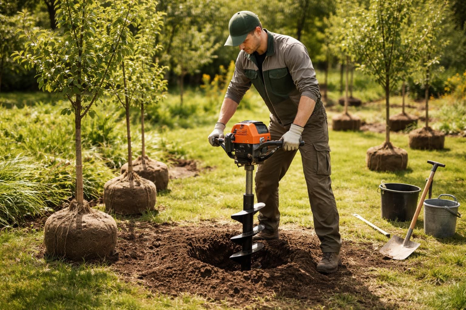 découvrez comment utiliser une tarière pour planter des arbres facilement et efficacement grâce à notre guide complet destiné aux jardiniers professionnels.