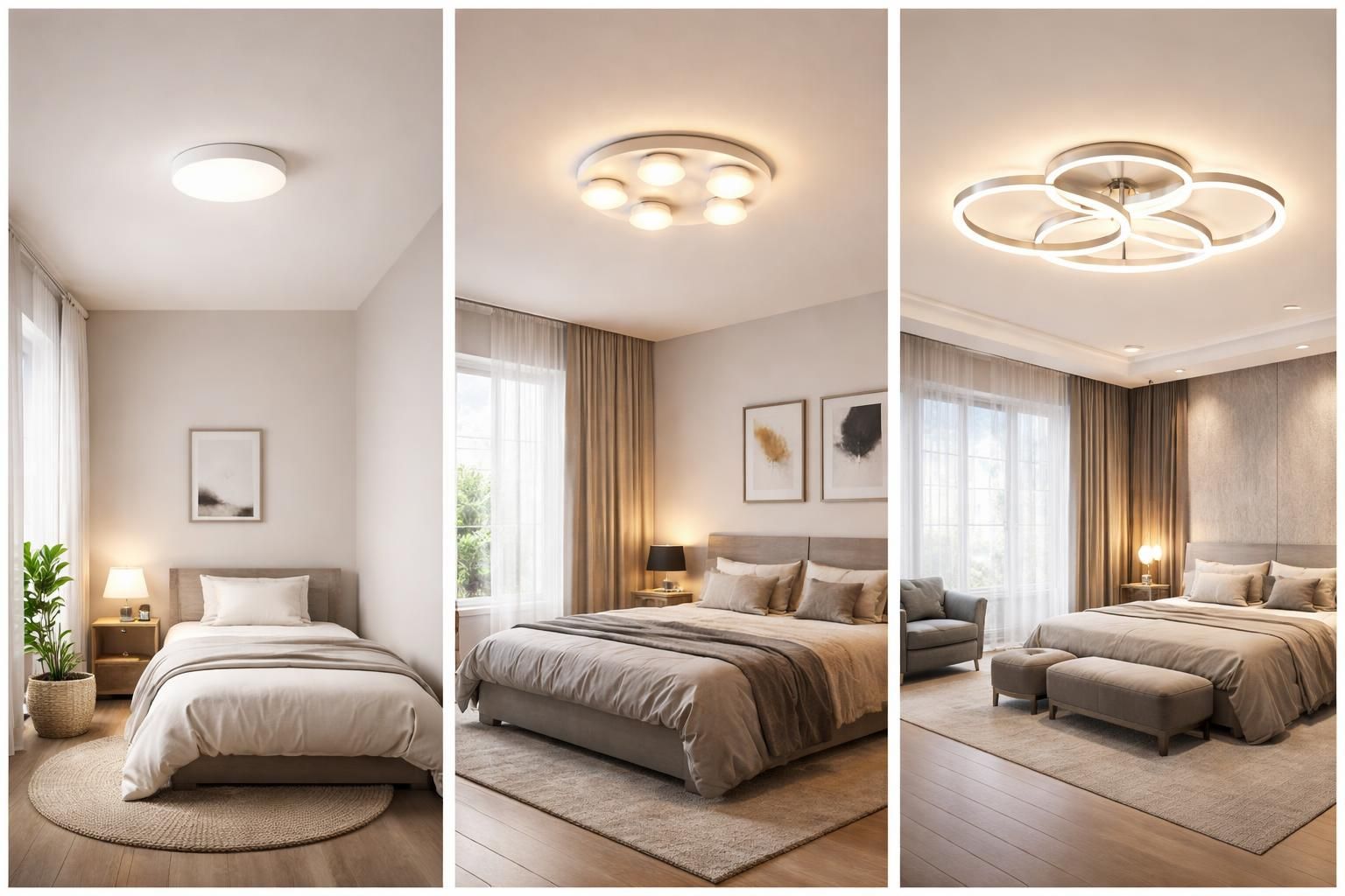 découvrez comment choisir le plafonnier idéal pour votre chambre en fonction de sa superficie afin d'assurer un éclairage optimal et harmonieux.