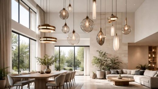 découvrez comment choisir les suspensions idéales pour sublimer les grands volumes grâce à une hauteur sous plafond optimale et un éclairage adapté.