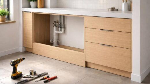 apprenez à poser un meuble bas de cuisine avec coffrage pour dissimuler élégamment les tuyaux, alliant fonctionnalité et esthétique dans votre espace culinaire.