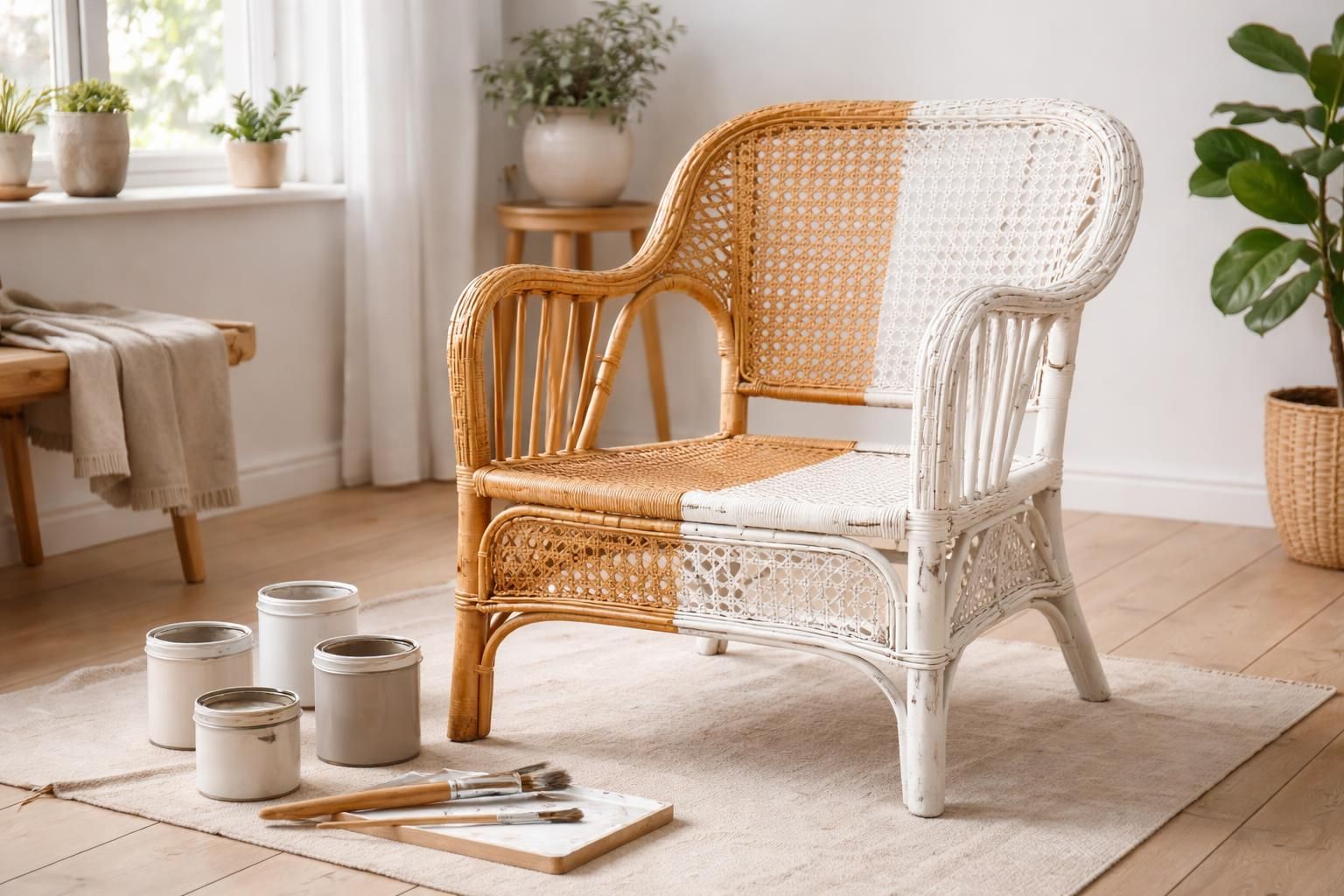 découvrez nos conseils pratiques pour choisir la peinture idéale afin de relooker facilement votre fauteuil en rotin et lui donner une nouvelle vie.