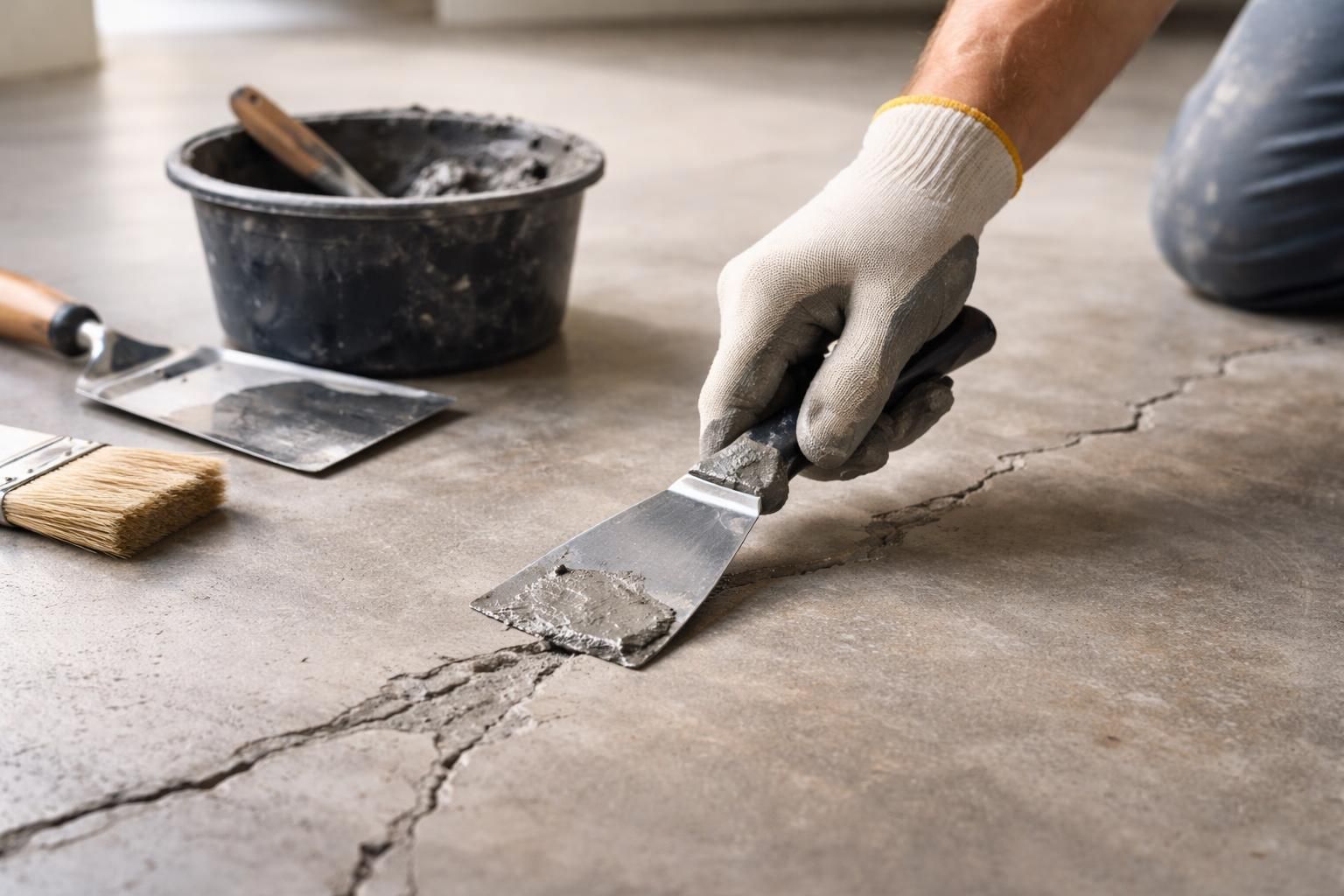 apprenez comment réparer efficacement les fissures et l'usure de votre béton ciré pour lui redonner un aspect neuf et durable.