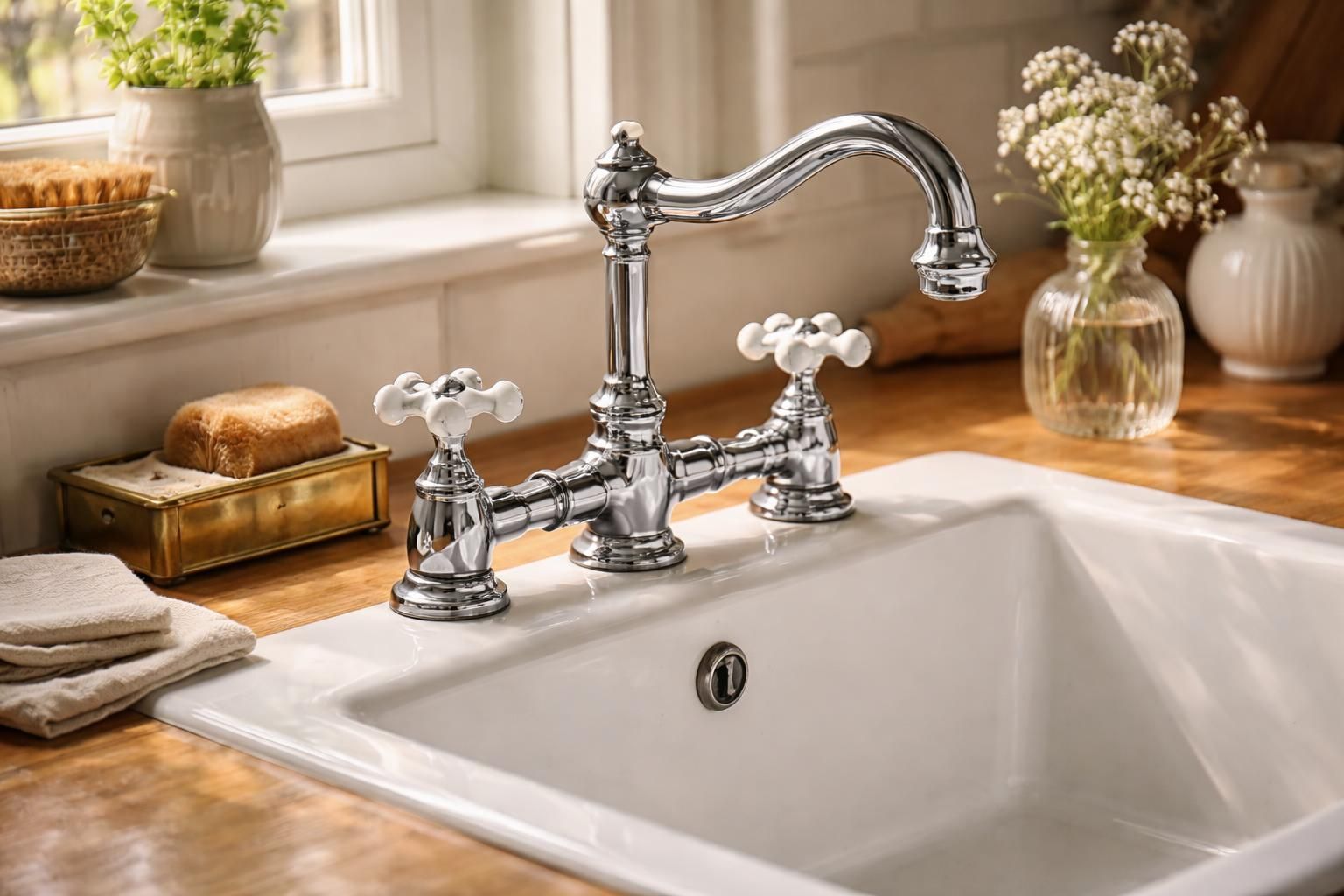 découvrez le robinet de cuisine rétro chez castorama, alliant charme ancien et fonctionnalité moderne pour sublimer votre évier avec élégance.