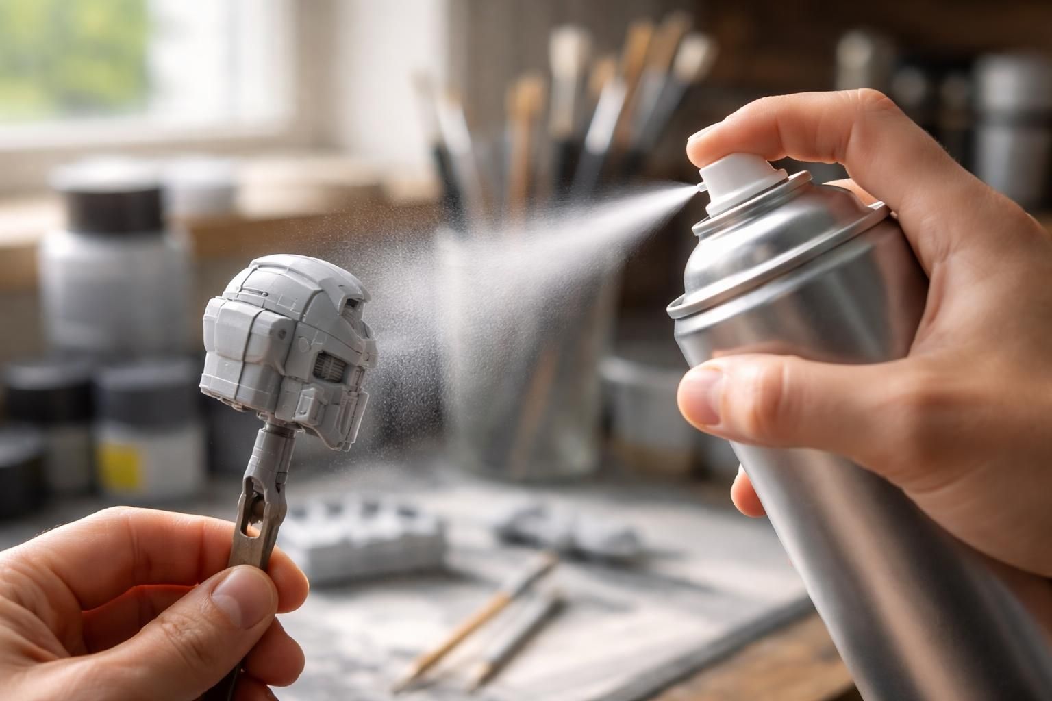 découvrez l'importance de la sous-couche plastique en bombe, l'étape essentielle pour préparer et protéger vos objets avant de les peindre, assurant une finition parfaite et durable.