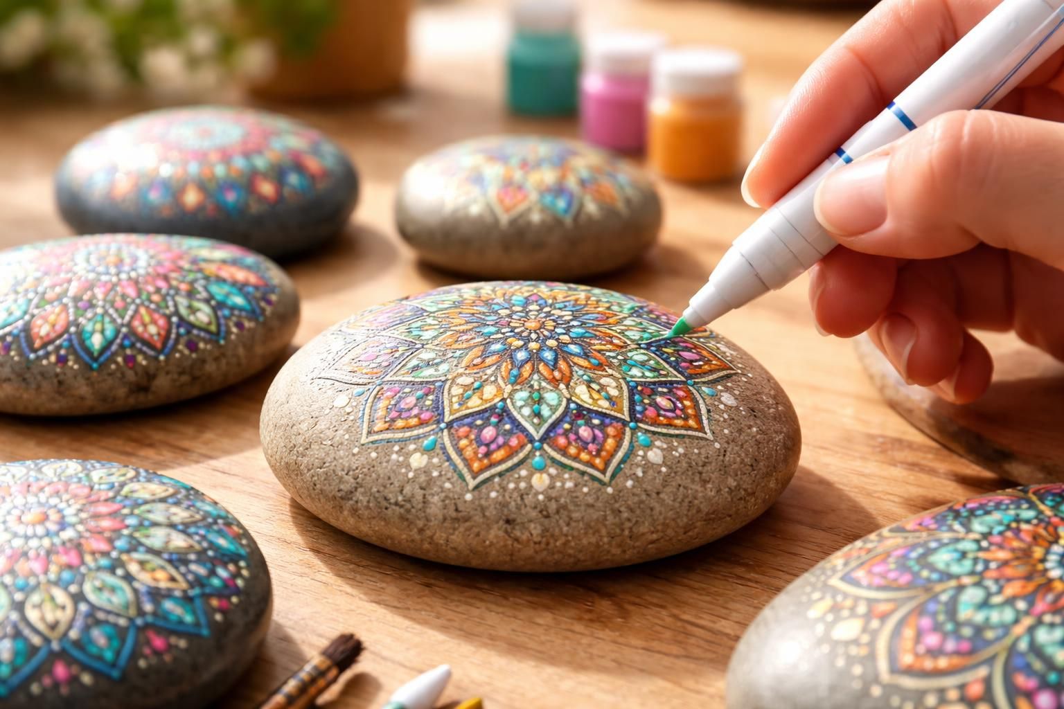 découvrez notre stylo peinture acrylique idéal pour décorer vos galets avec précision et style. apportez une touche artistique unique à vos créations facilement et durablement.