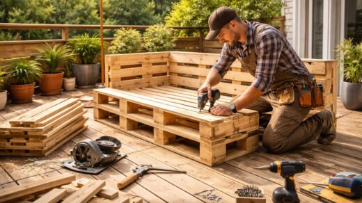 découvrez comment construire un canapé en bois de palette personnalisé pour votre terrasse grâce à notre guide simple et pratique.