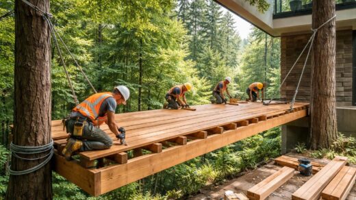 découvrez comment construire une terrasse suspendue extérieure, alliant design et fonctionnalité pour transformer votre espace extérieur en un lieu unique et agréable.