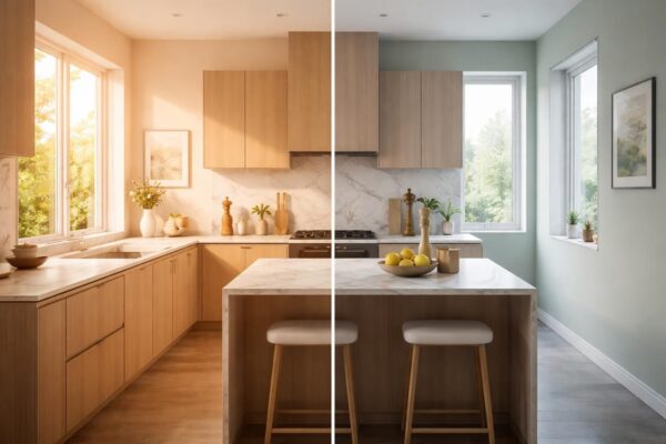 découvrez comment choisir la couleur idéale pour les murs de votre cuisine en fonction de l'éclairage naturel et artificiel afin de créer une ambiance harmonieuse et conviviale.