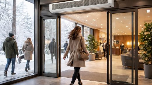 découvrez comment un rideau d'air chaud professionnel peut améliorer le confort, économiser de l'énergie et protéger votre espace contre les poussières, insectes et pertes de chaleur.