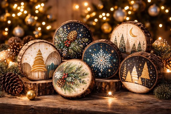 découvrez les tendances 2026 incontournables en peinture sur rondin de bois pour noël, alliant créativité et esprit festif pour décorer votre maison avec originalité.