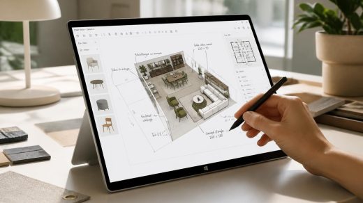 découvrez la tablette tactile microsoft idéale pour dessiner facilement vos plans d’aménagement intérieur avec précision et créativité.
